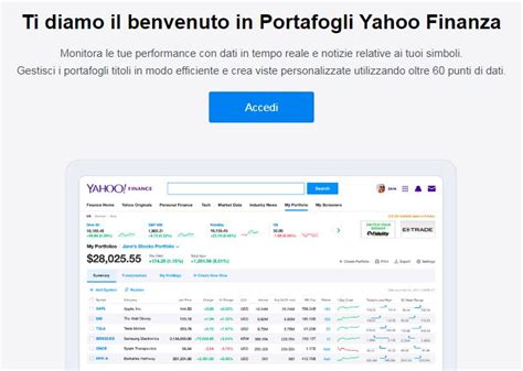 funziona yahoo finance notizie azioni  indici