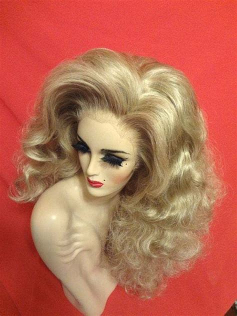 Applause Lady Gaga Wig Lace Front Costume Drag Queen Natural Blonde