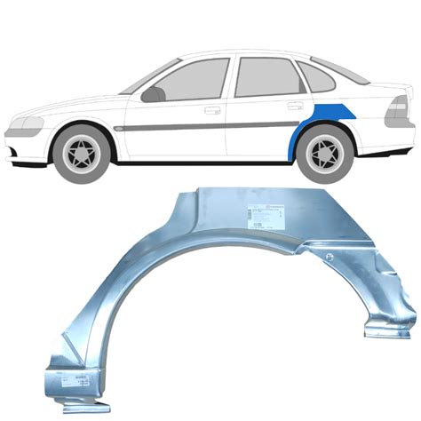 Opel Vectra 1995 2002 Oprava Zadního Blatníku Levý