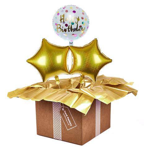 Buy Polka Happy Birthday Balloon Bouquet DELIVERED INFLATED For GBP