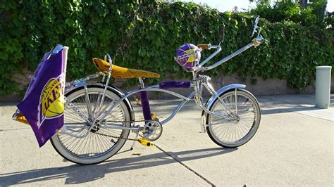 Lakers Lowrider Bike Build I Build Lowrider Bikes Youtube