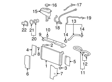 Cadillac Upper Radiator Air Baffle Auto Parts Express