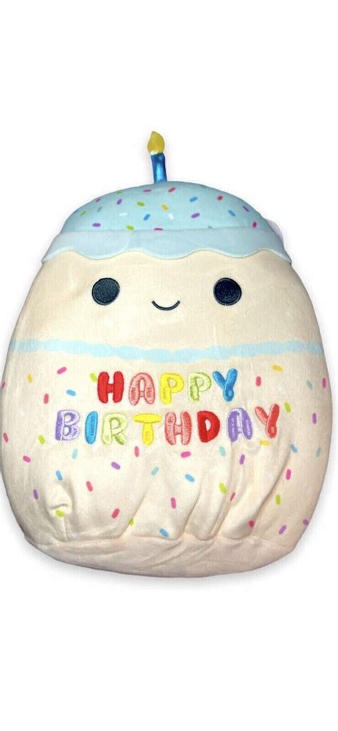 Squishmallows Kiks The Happy Birthday Cake Slice Plush Soft Toy