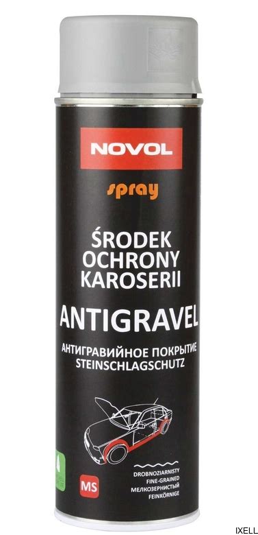 Baranek Rodek Ochrony Karoserii Szary Spray Ml Antigravel Ms Novol