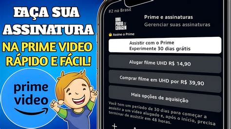 COMO ASSINAR AMAZON PRIME VÍDEO PELO CELULAR PASSO A PASSO COMO FAZER