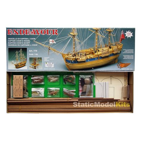 Mantua Endeavour 1:60 ship model kit