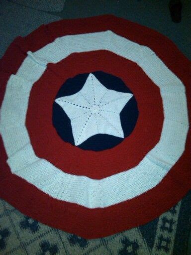 Captain America Shield Afghan This Is So Comfortable It Is More Than