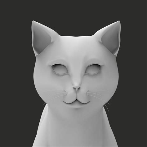 Cat 3d Model 39 Ma Obj Fbx Free3d