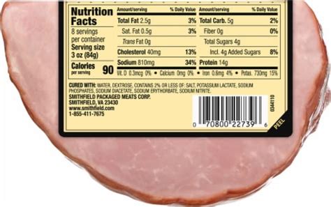 Smithfield Anytime Favorites Sliced Hickory Smoked Boneless Ham