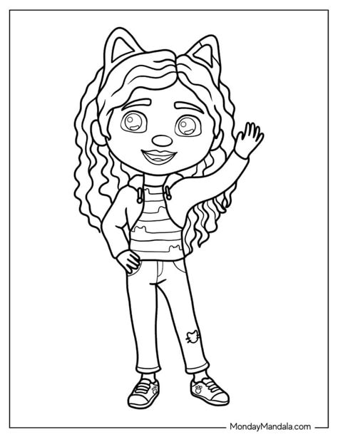 Gabby S Dollhouse Coloring Pages Free Pdf Printables Artofit