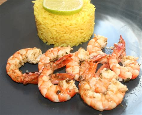 Gambas La Plancha Marin Es Citron Vert Ail Persil Amafacon