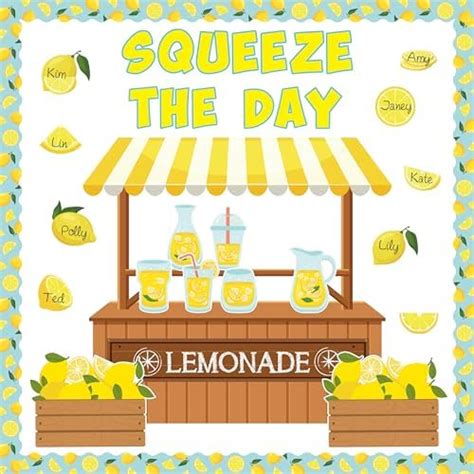 Amazon Whaline Pcs Lemonade Stand Bulletin Board Decoration Kit