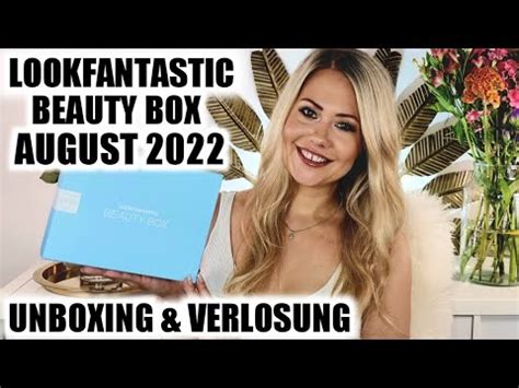 Lookfantastic Beauty Box August 2022 Unboxing Verlosung YouTube