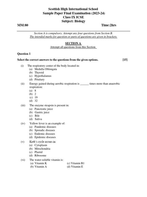 Section A Is Compulsory Attempt Any Four Questions From Section B The