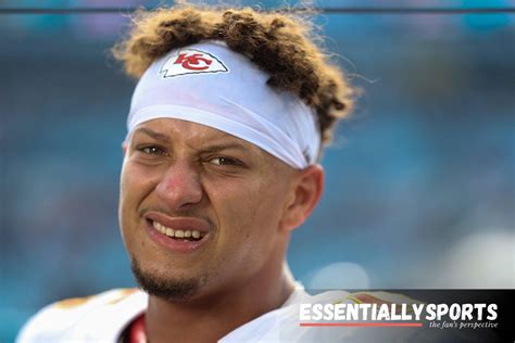 Quelques heures après le chagrin dun coup de casque Patrick Mahomes