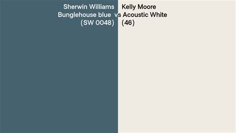 Sherwin Williams Bunglehouse Blue Sw 0048 Vs Kelly Moore Acoustic