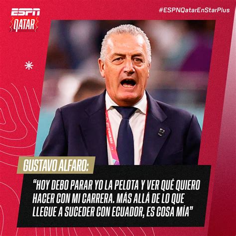 ESPN Ecuador On Twitter ALFARO LO VA A PENSAR Tras La