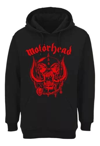 Poleron Motorhead Snaggletooth Rojo Metal Abominatron Cuotas Sin Inter S