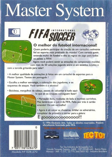 Fifa International Soccer Box Cover Art Mobygames