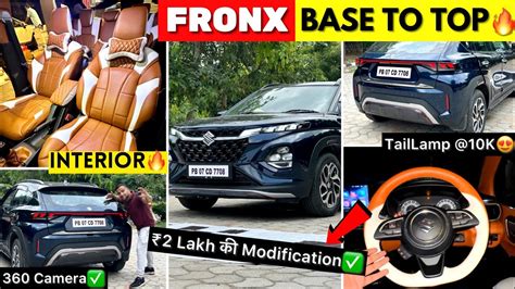 Maruti FronX 2023 Base To Top Modified FRONX ModificationInterior