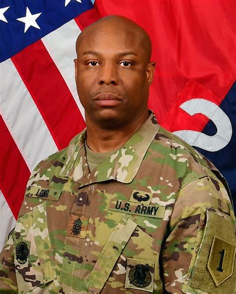 Csm Deondre L Long St Infantry Division Leadership Display