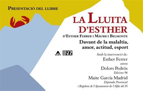 El Libro La Lluita Desther Se Presenta El Pr Ximo Viernes En El