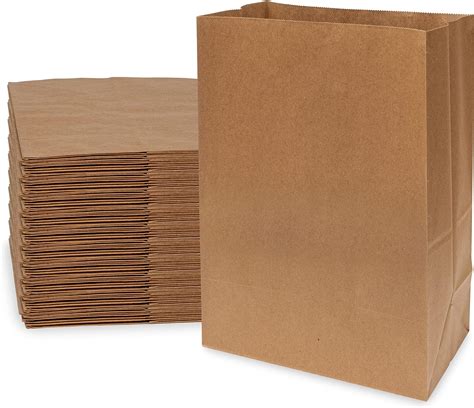 Amazon PrimeSaver Paper Grocery Bags Brown Paper Grocery Bags 12