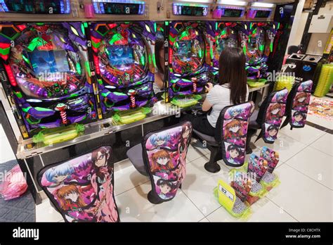 Japan Tokyo Shinjuku Pachinko Parlour Stock Photo Alamy