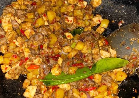 Resep Sambal Goreng Kentang Ati Ampela Oleh Dini Cookpad