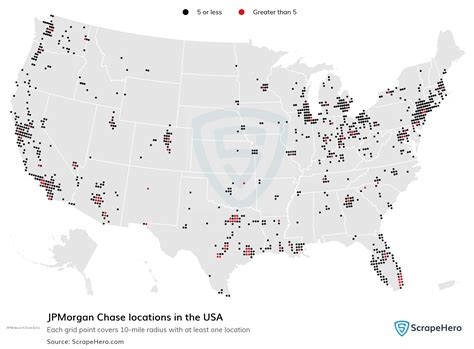 List of all JPMorgan Chase bank locations in the USA - ScrapeHero Data Store