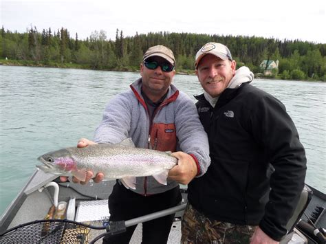 Kenai River Rainbow Trout Jim Rusk Fishing Guide Alaska