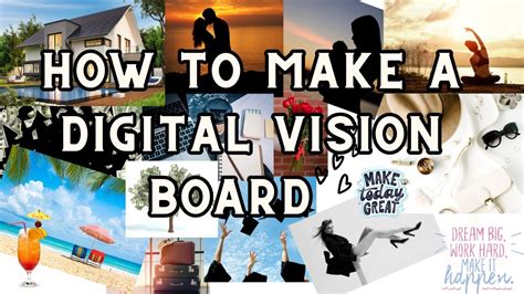 How To Make A Digital Vision Board That Actually Works Using Canva Manifest Your Dreams