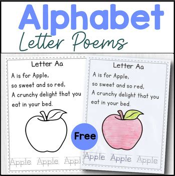 Alphabet Poems For Shared Reading Alphabet Poems And Tracing TPT