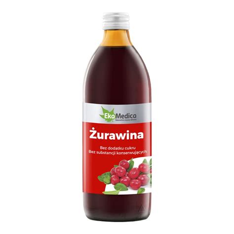 Żurawina 100 płyn 500 ml EkaMedica