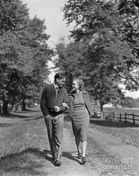 Teen Couple Out For A Walk C 1930 40s By H Armstrong Roberts Classicstock