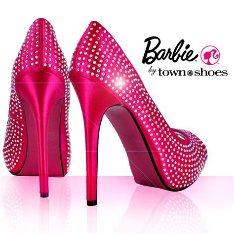 Sparkly Pink Shoes Whats Not To Love Barbie By Townshoes Find Them