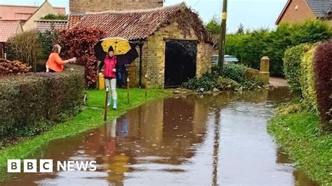 Floods In Lincolnshire After Storm Henk Sweeps Region Bbc News