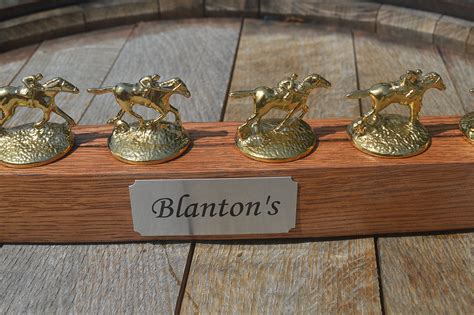 Blantons Bourbon Oak Cork Stopper Display Wall Mountable Barrel Stave