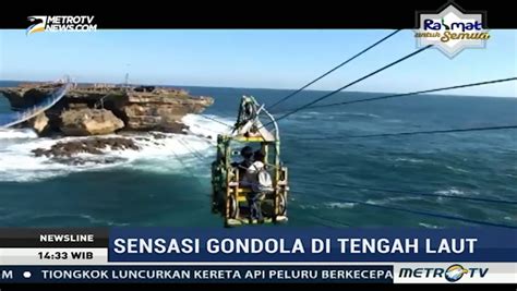 Sensasi Gondola Di Tengah Laut Pantai Timang Medcomid