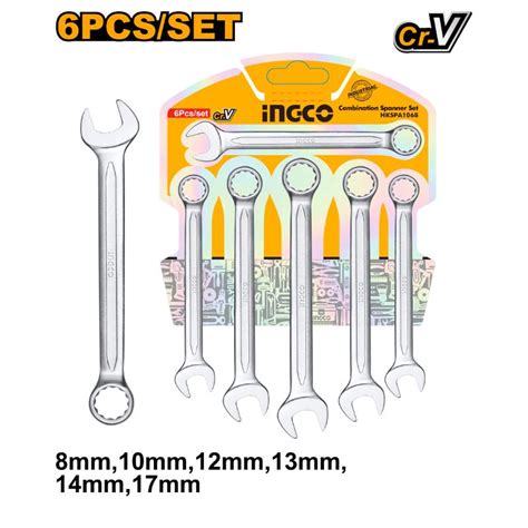 Combination Spanner Set Ingco Tools South Africa