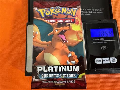 Platinum Supreme Victors Charizard Pokemon Booster Pack New Sealed