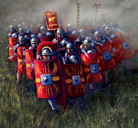 Roman Legion Marching Through The Fog War Art Ancient Rome Military Art