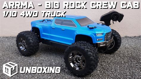 Arrma Big Rock Crew Cab Wd Truck In Depth Unboxing