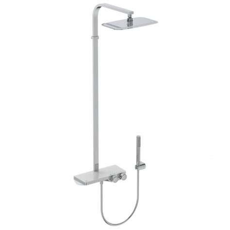 Coloana Dus Cu Termostat Ceratherm S200 Si Palarie Square Ideal