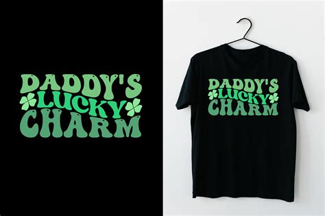 Daddy S Lucky Charm Retro Svg Graphic By Rajibstore Creative Fabrica