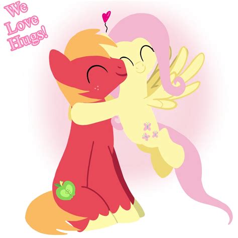 Safe Artist Mlplary Big Macintosh Fluttershy Earth Pony