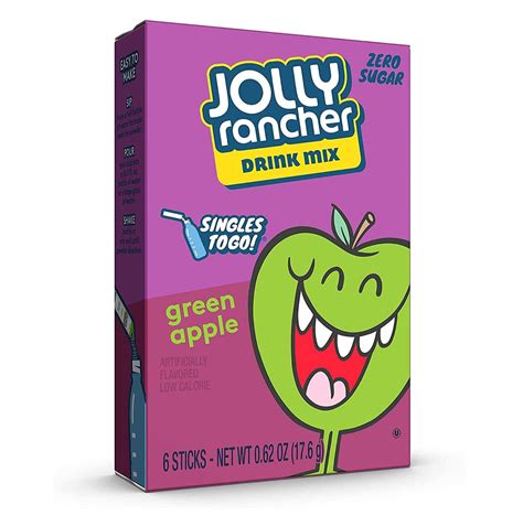 Jolly Rancher Singles To Go Pomme Verte Sans Sucre La Comm Re