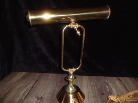 Vintage Brass Desk Piano Organ Lamp Etsy