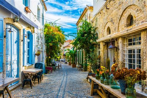 Alacati Street View In Alacati Town Alacati Is Populer Historical