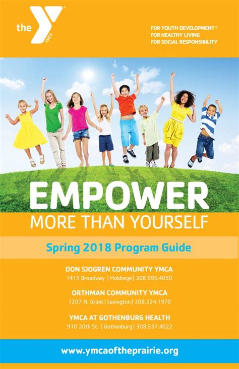 YMCA Program Guide - KR Jacobson Public Relations